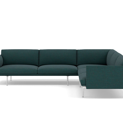 Outline Corner Sofa by Muuto - Aluminium Base / canvas 984