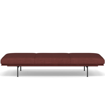 Outline Daybed - Black Aluminium Base / canvas 576