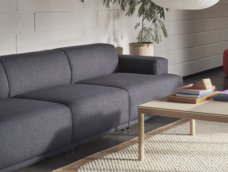 Connect Soft 3-Seater Modular Sofa by Muuto - Configuration 1 / Ecriture 780