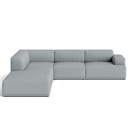 Connect Soft Corner Modular Sofa by Muuto - Configuration 1 / Hallingdal 130