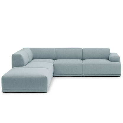 Connect Soft Corner Modular Sofa by Muuto - Configuration 1 / Re-wool 718