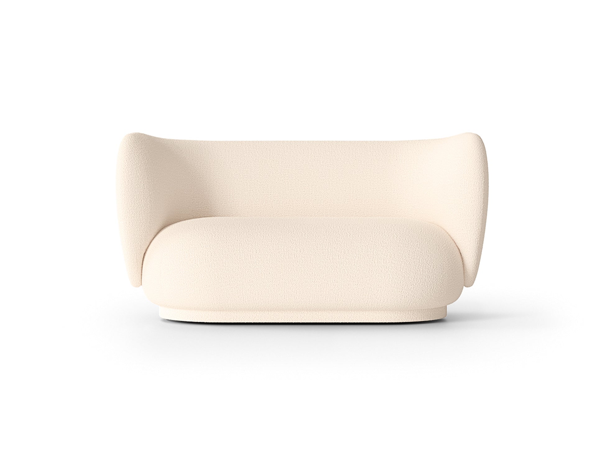 Rico 2-Seater Sofa by Ferm Living - Off White Wool Boucle