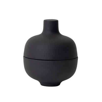 Small Bowl with Lid / Sand Secrets Collection / Black Clay by Design House Stockholm