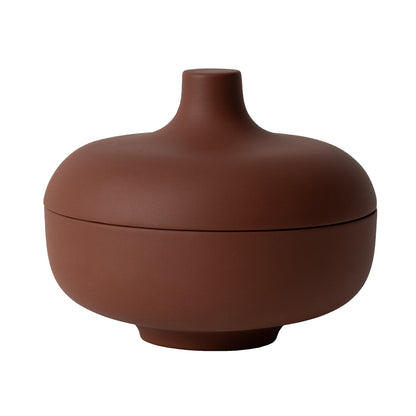 Medium Bowl with Lid / Sand Secrets Collection / Red Clay by Design House Stockholm