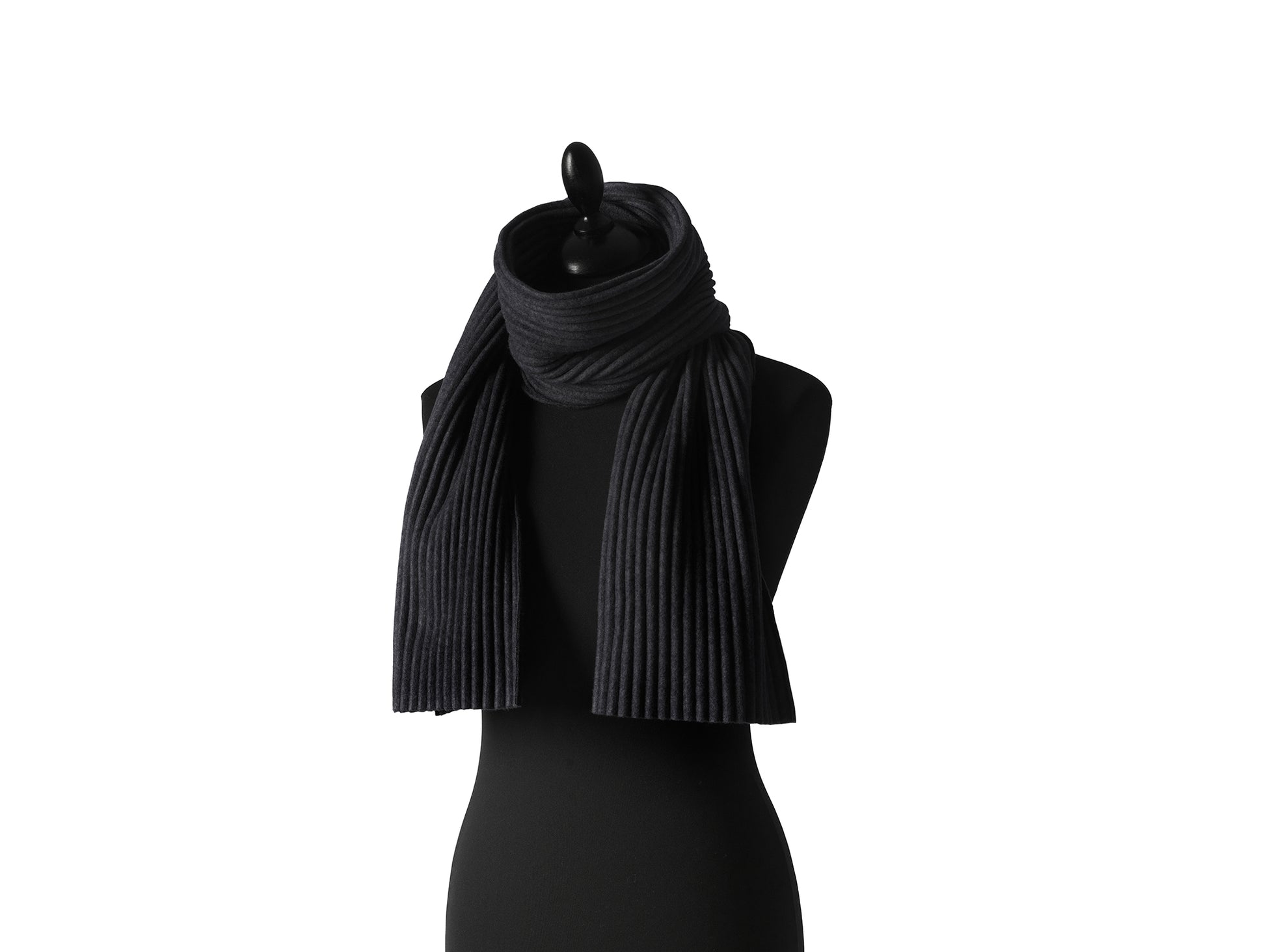 Pleece Short Scarf by Design House Stockholm - Black
