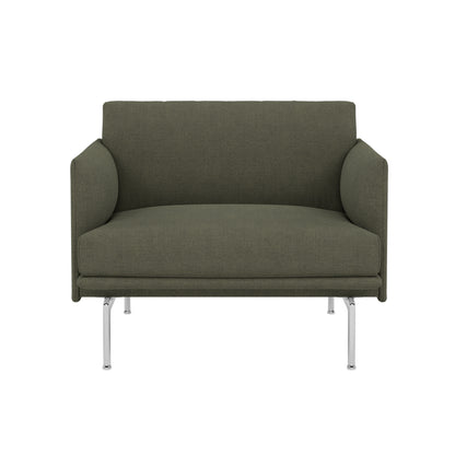 Outline Chair by Muuto -  Aluminium Base /  Fiord 961