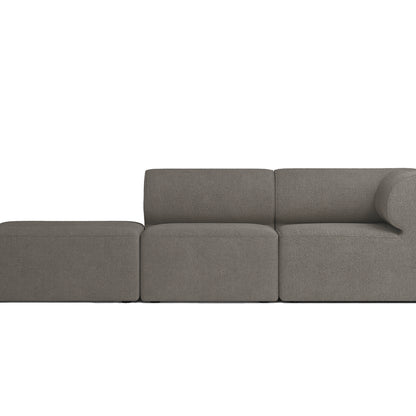 Eave 3-Seater Modular Sofa 86 with Pouf by Menu - Right Armrest (Sitting Left) / boucle 10