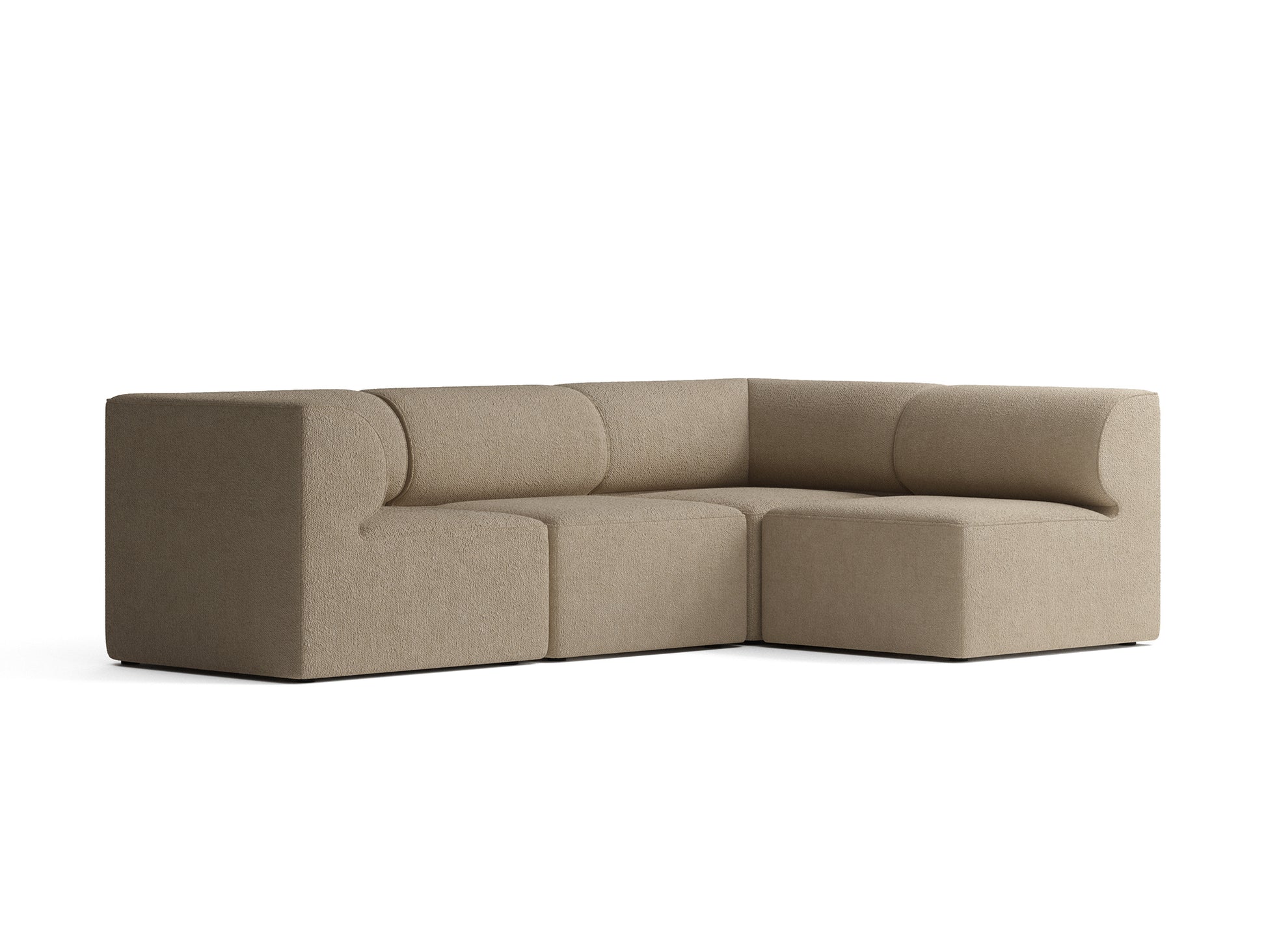 Eave 4-Seater Corner Modular Sofa 86 - Right Section / Boucle 04